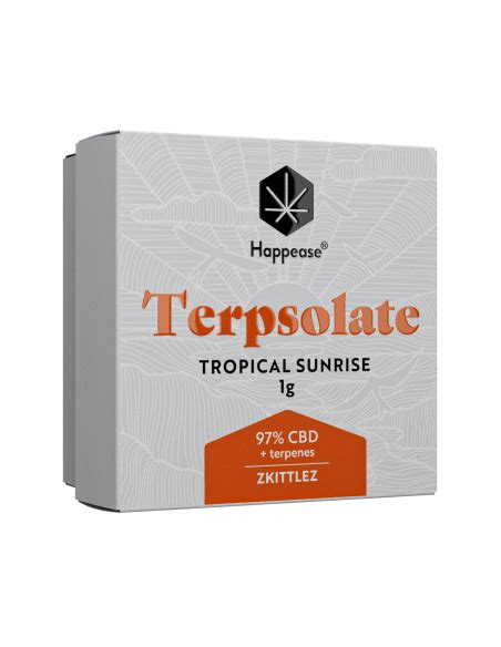 Extracto o resina CBD Happease Terpsolate formulación TROPICAL SUNRISE