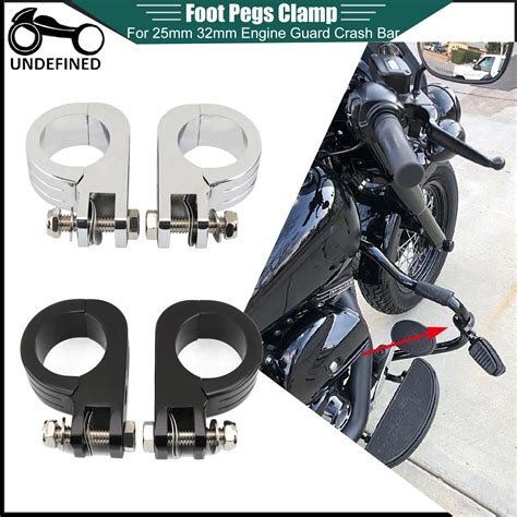 Mm Mm Crash Bar Engine Guard Highway Foot Peg Clamp Mount