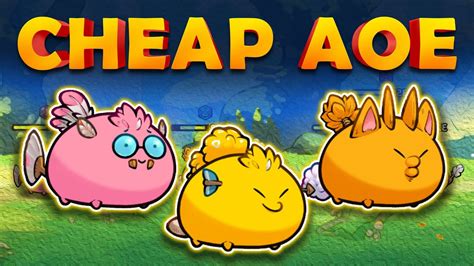 New Budget Aoe Team In Axie Origin Axie Infinity Gameplay Youtube