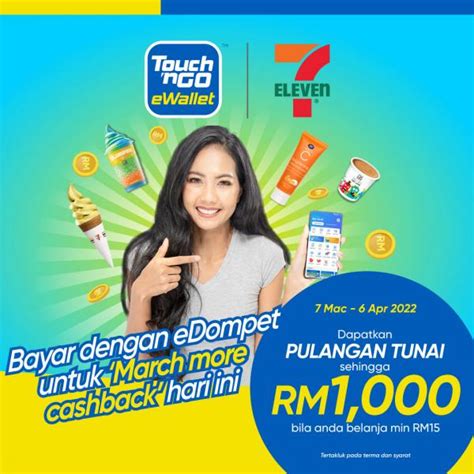 Eleven March More Cashback Promotion With Touch N Go Ewallet Mar