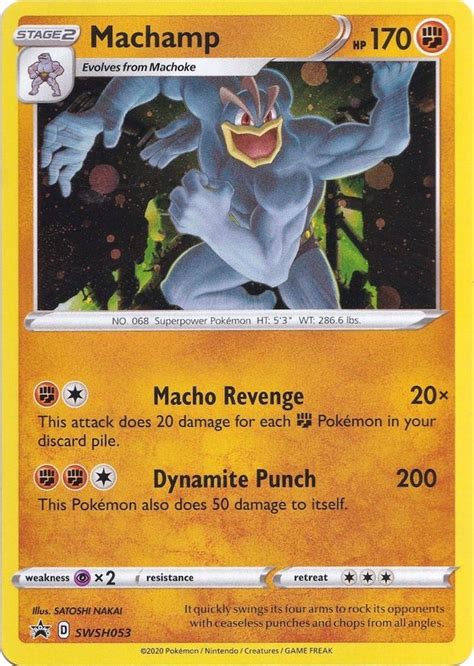 Machamp SWSH053 SWSH Sword Shield Promo Cards Pokemon