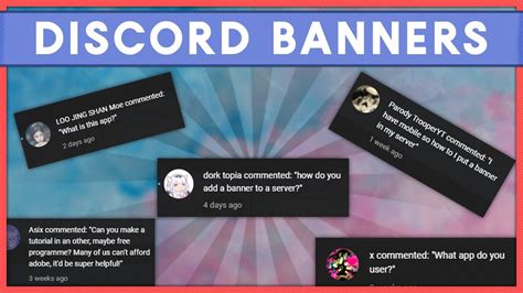 Discord Upload Server Banner Channel Banner Invite Banner Youtube