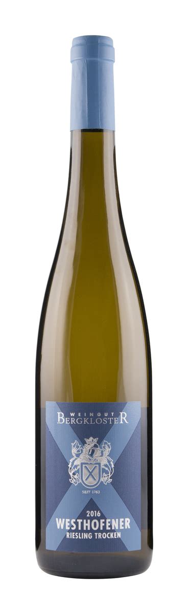 Bergkloster WestHofener Riesling Trocken 2016 Vinmonopolet