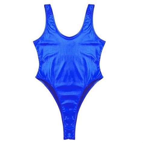 Iixpin Homme Bodysuit M Tallique Sexy Brillant Lingerie Wetlook Costume