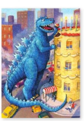 Free Printable Godzilla Birthday Cards