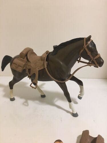 1966 BONANZA HOSS CARTWRIGHT Figure PLUS RANGE HORSE American Character ...