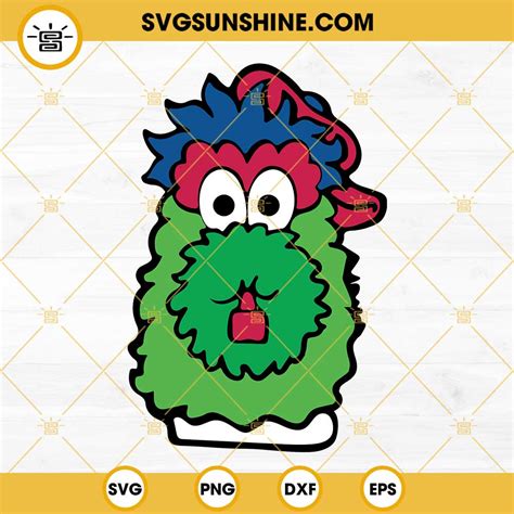 Phillie Phanatic Svg Philadelphia Baseball Svg Mascot Philadelphia