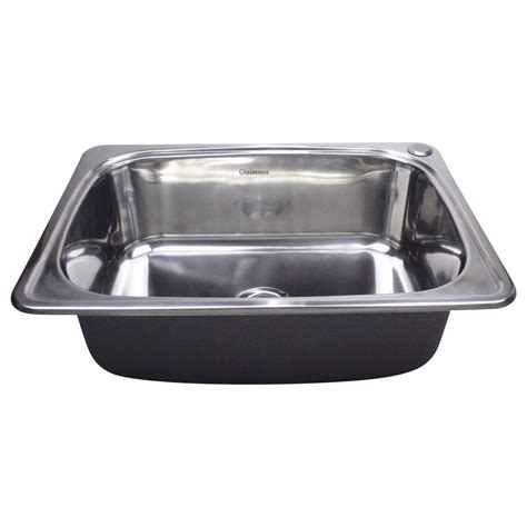 Cuba Simples Inox Pia Cozinha Gourmet Sobrepor Polido 105T Guimmis Casa