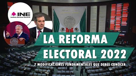 TE EXPLICAMOS LA REFORMA ELECTORAL 2022 YouTube