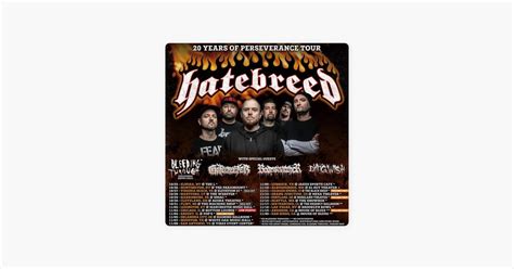 Hatebreed Years Of Perseverance Tour Us Setlist Playlist By