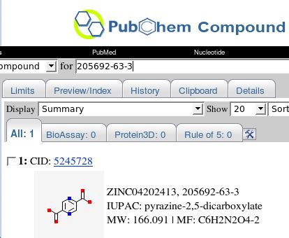 Simple Cas Number Lookup With Pubchem Depth First