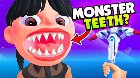 Giving People Creepy Monster Teeth Vr Dentist Sim Youtube