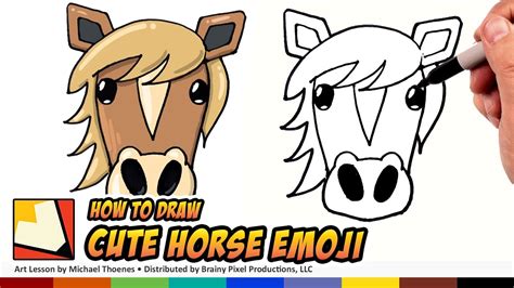 Easy Cartoon Horse Drawing Step By Step - Drawsocute learn #howtodraw a ...