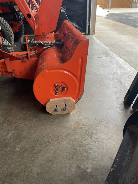 Snowblower Scraper Bar Ideas Talking Tractors Simple Tractors