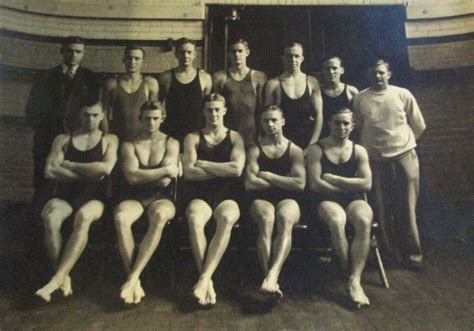 VINTAGE 1920S HANDSOME MENS SWIM TEAM MUSCULAR GAY INTEREST -- Antique ...