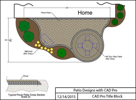 Patio Design Patio Design Plans And Ideas Cad Pro