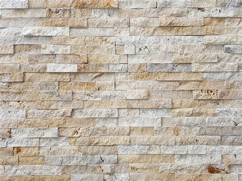 Yellow Travertine Stone Cladding Wall Panels ZP020 - VIEKA - Natural ...