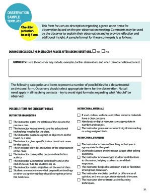 Fillable Online Blog Uwgb Checklist Criterion Based Form Fax Email