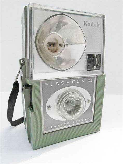 1960s Green Kodak Flashfun Ii Hawkeye Camera Vintage Kodak Camera