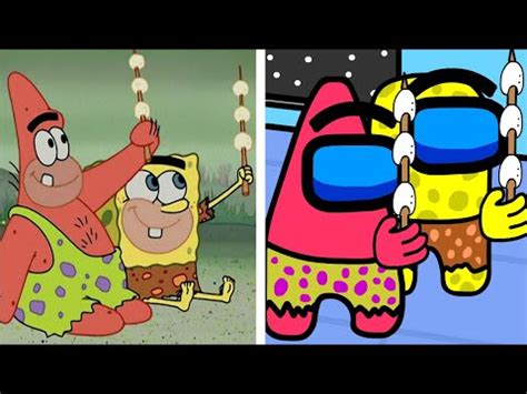 Spongebob Vs Among Us Youtube