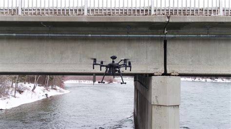 Dji M Under Bridge Inspection Youtube