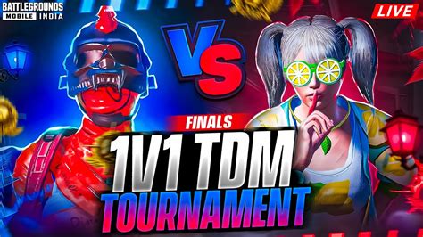 Day 2 1v1 Tdm Tournament Live Final Matches Bgmi Bgmi Customs