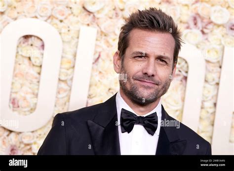 Gabriel Macht arrives at the 81st Golden Globe Awards on Sunday, Jan. 7 ...