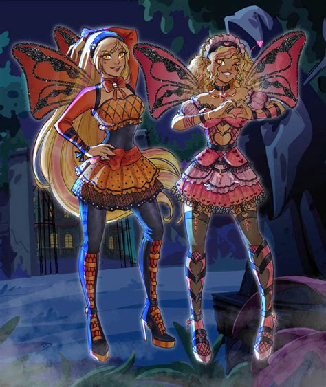 Winx Hallowinx Stella And Penelope By Liliadria On Deviantart