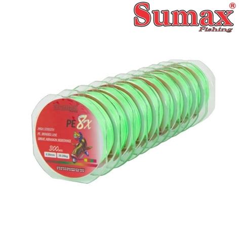 Linha Multifilamento Sumax Rainbow Pe X M Verde Sumax Mgpesca