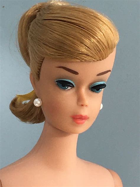 Details About Swirl Vintage Barbie Ash Blonde Ponytail In