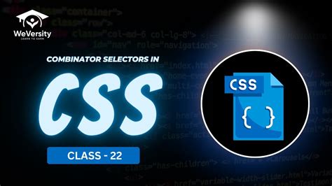 Css Combinator Selectors Youtube