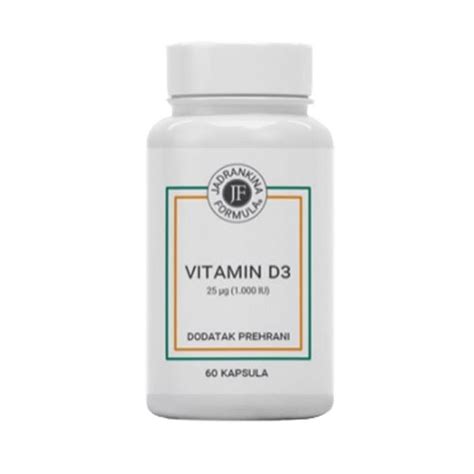 Jadrankina Formula Vitamin D Kapsule Komada Online Ljekarna