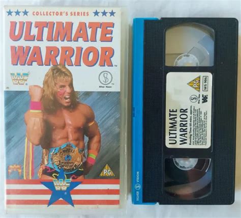 WWF ULTIMATE WARRIOR VHS Video Tape PAL Tested Working VGC WWE