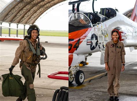 U S Navys First Black Female Fighter Is Set To Get Her “wings Of Gold