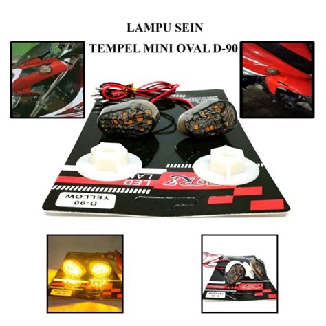 Jual Lampu Sen Tempel Oval Mini Sein Led Universal Sen Sein Led Tempel