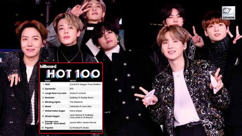 Bts Dynamite Ranks 2nd On Bill Board Hot 100 Charts Check It Out