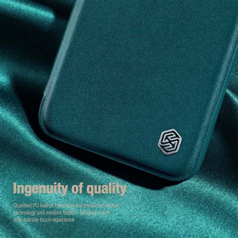 Nillkin Qin Pro Plain Leather Cloth Flip Case For Samsung Galaxy S