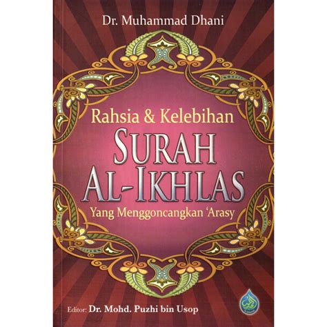 Bbo Buku Al Hidayah Rahsia Kelebihan Surah Al Ikhlas Shopee Malaysia