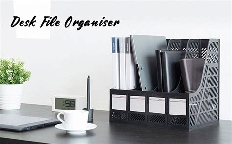 Kxf Super Sturdy Hips Plastic File Organiser A Desktop Organizer File