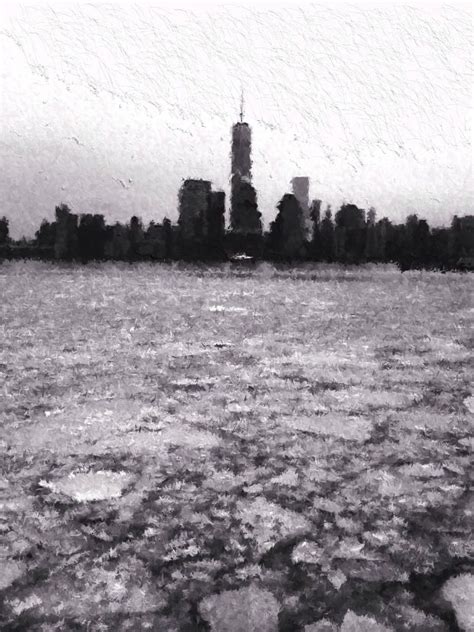 THE NYC I SEE THROUGH MELTING ICE AND FALLING RAIN IPHONEOGRAPHY