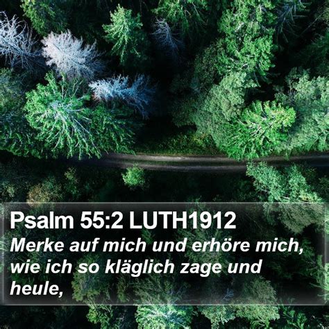 Psalm Luth Merke Auf Mich Und Erh Re Mich Wie Ich So