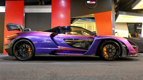 Mclaren Senna Black And Purple Named After Legendary Brazilian Formula