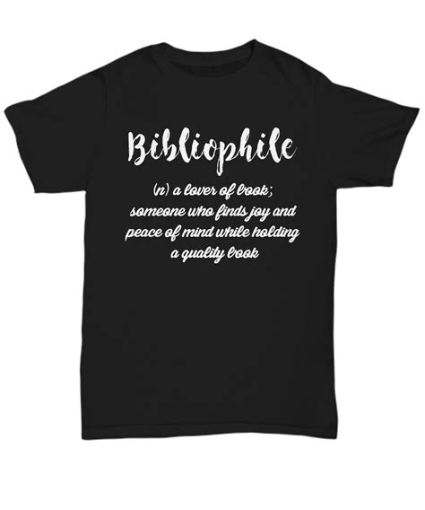 Bibliophile Definition Book Lover T Shirt