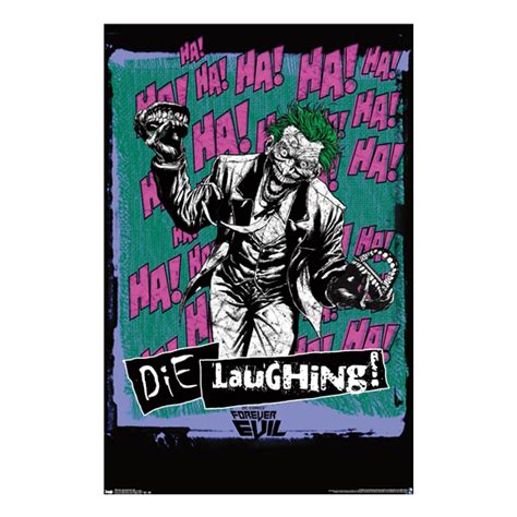 Trends International Dc Comics The Joker Die Laughing 24x36 Wall Poster