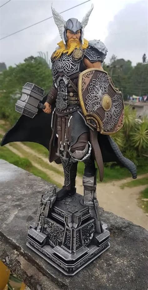 Modelo de impresión 3D de Thor vikingo STL