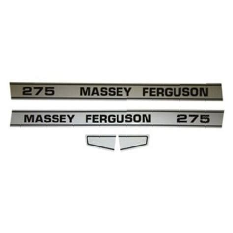 Aftermarket Hood Decal Set Fits Massey Ferguson Mf Tractor 275 1682425m1 3406983m91 M610hb1 Zoro