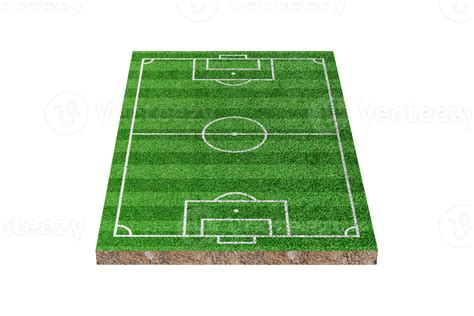 Green Grass Soccer Or Football Field Isolated Png