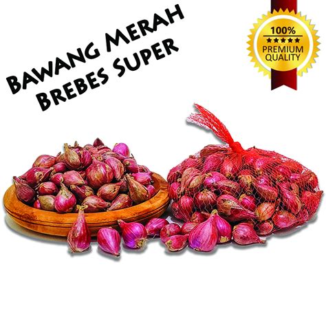 Jual Bawang Merah Brebes Ukuran Super Pilihan 1kg Shopee Indonesia