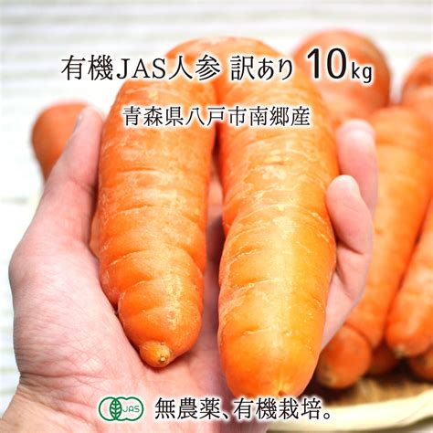 即納特典付き 有機にんじん 洗い 10kg 有機jas 千葉県 株式会社びおロジ 産地直送 Asakusasubjp