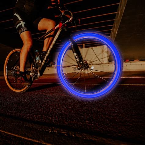 opehuo colorful led bike wheel lights shaped waterproof easy install